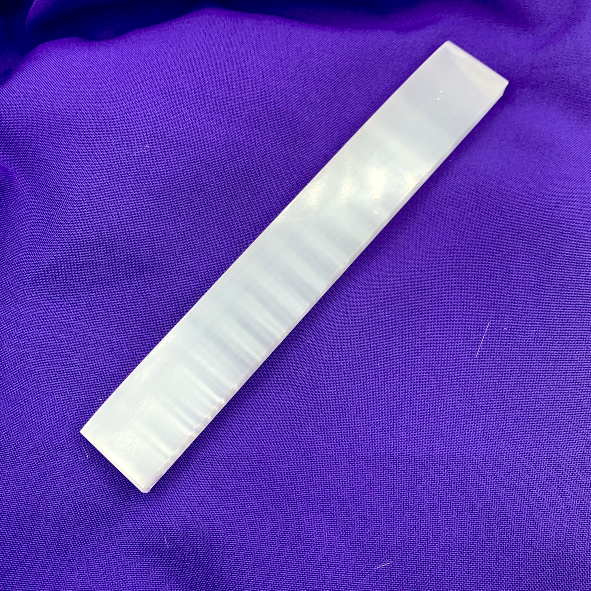 Selenite Ruler $20